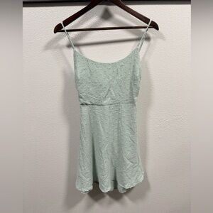 Mint Green Spaghetti Strap Dress